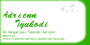 adrienn tyukodi business card